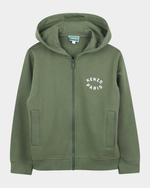 Boy's Logo-Print Graphic Hoodie, Size 2-4